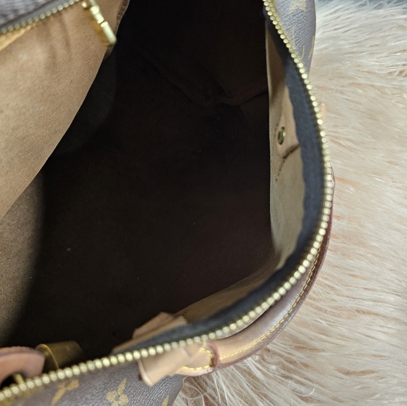 LOUIS VUITTON MONOGRAM SPEEDY 30 WITH LOCK PLUS LV WALLET BUNDLE - Picture 5 of 13